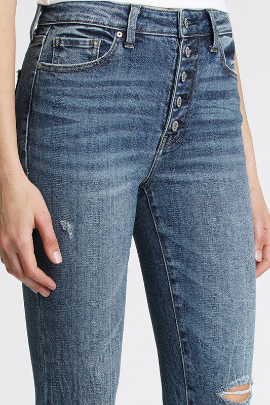 Bella High-Rise Skinny - Water Sign