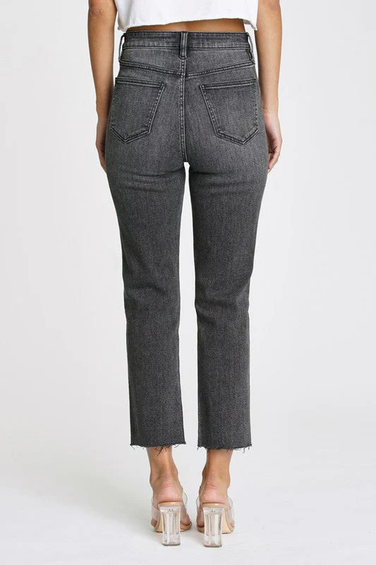 Ally Ultra High Rise Crop - Gray Area