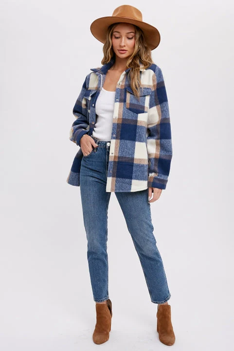 Brea Flannel - Cornflower