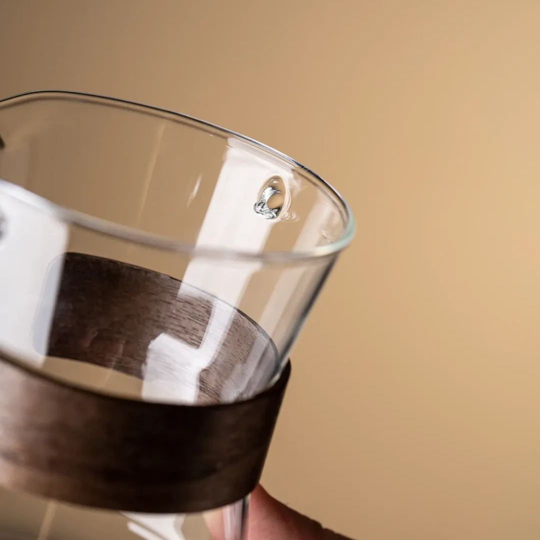 Summer SALE“Vortex Kit” - Heat-Resistant Glass Handled Teapot with Rotating Strainer Travel Set