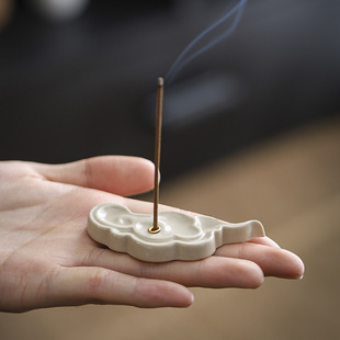 Buy 1 Get 1 FreeSummer SALE“Auspicious Cloud” - Handmade Antique Style Ceramic Incense Burner/Holder