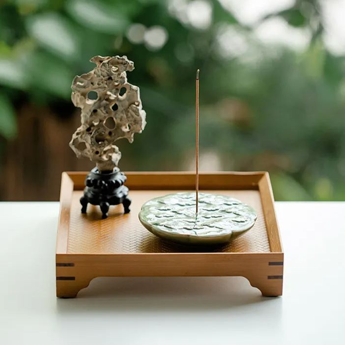 Buy 1 Get 1 FreeSummer SALE“Auspicious Cloud” - Antique Style Yue Kiln Celadon Incense Burner/Holder